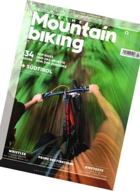 Prime Mountainbiking – September 2016 Cover