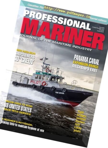 Professional Mariner – October-November 2016 Cover