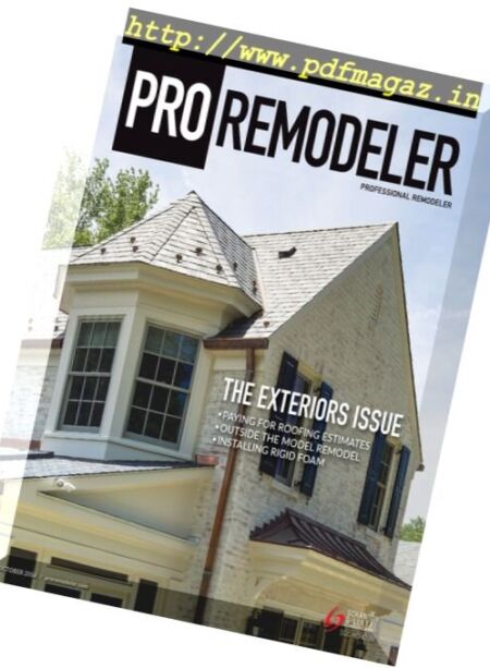 Professional Remodeler – October 2016 Cover