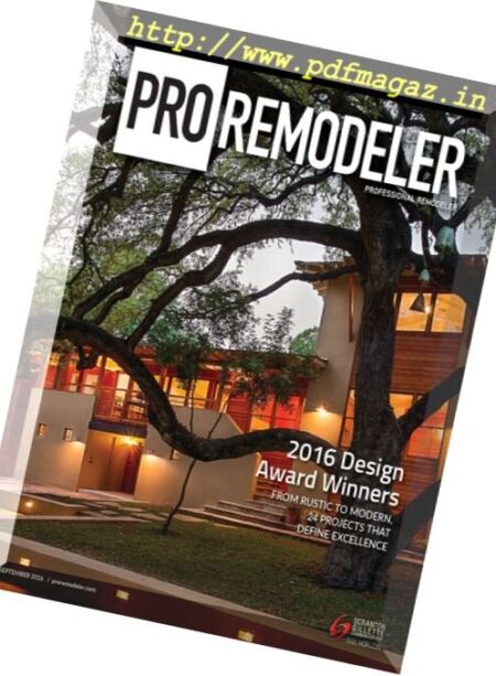 Professional Remodeler – September 2016 Cover