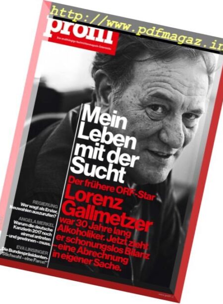 Profil – 12 September 2016 Cover