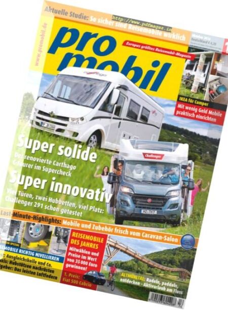 promobil – Oktober 2016 Cover