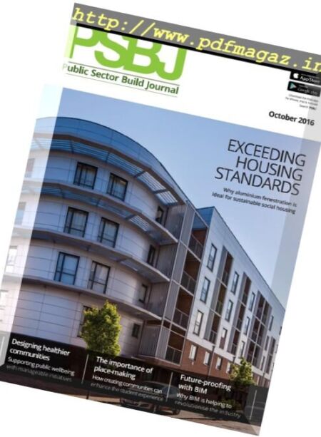 Public Sector Building Journal – October 2016 Cover