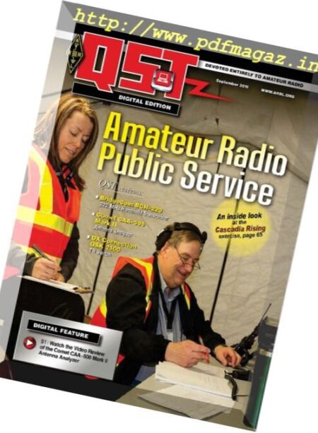 QST Magazine – September 2016 Cover