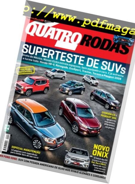 Quatro Rodas Brazil – Issue 685, Agosto 2016 Cover