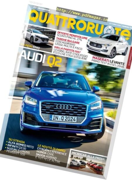Quattroruote Italia – Ottobre 2016 Cover