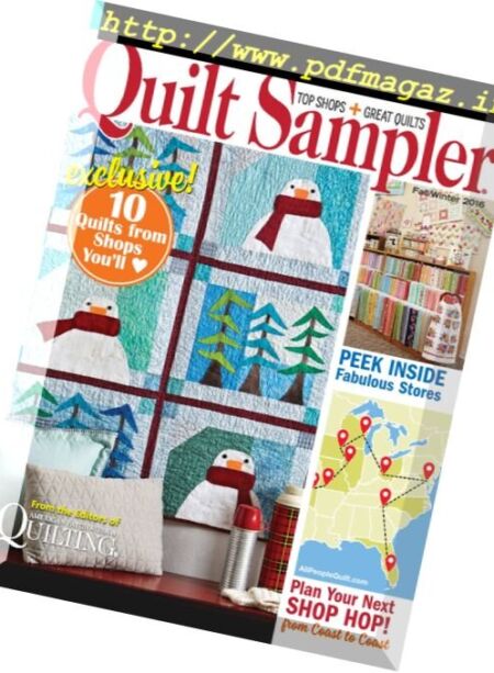 Quilt Sampler – Fall-Winter 2016 Cover