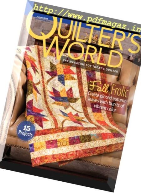 Quilter’s World – Autumn 2016 Cover