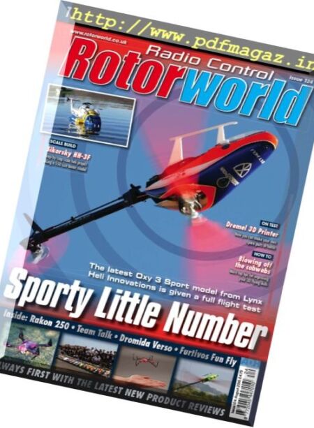 Radio Control Rotor World – August 2016 Cover