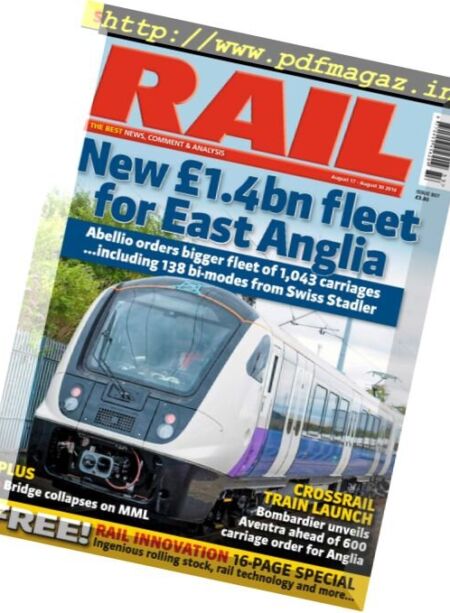 Rail – 17 August 2016 Cover