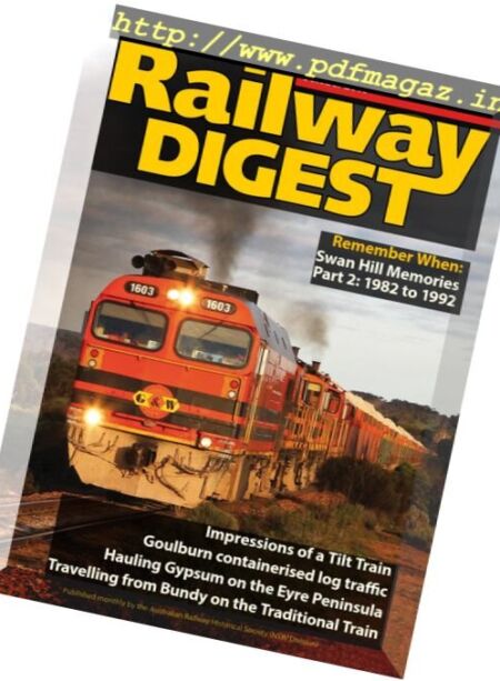Railway Digest – October 2016 Cover