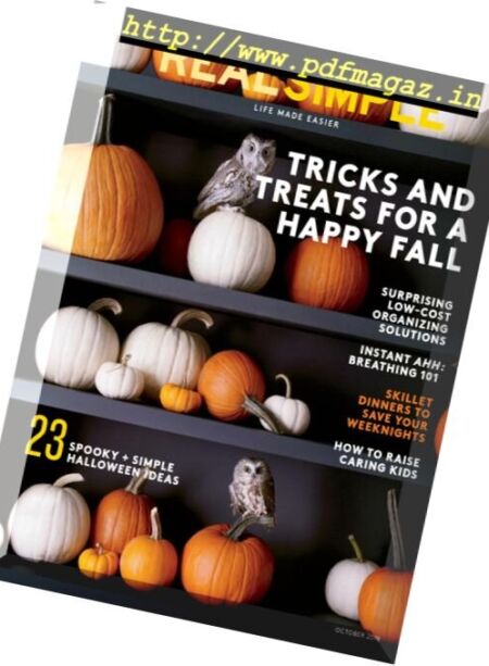 Real Simple – October 2016 Cover