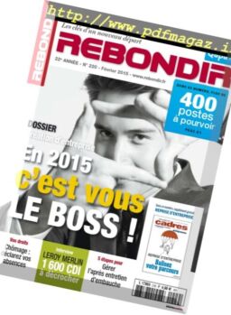 Rebondir – Fevrier 2015