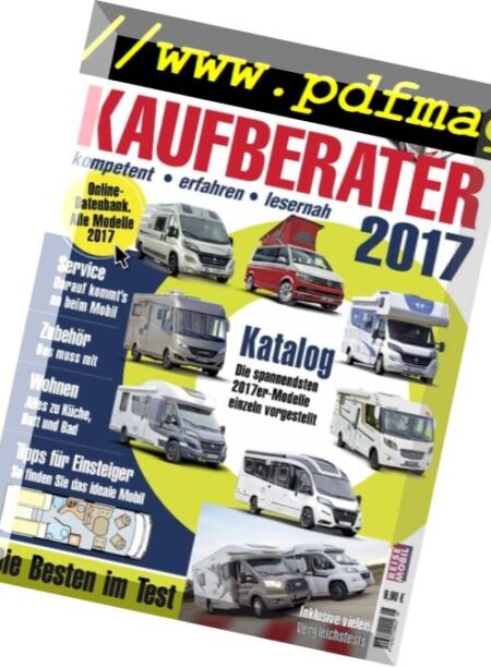 Reisemobil International – Kaufberater 2017 Cover