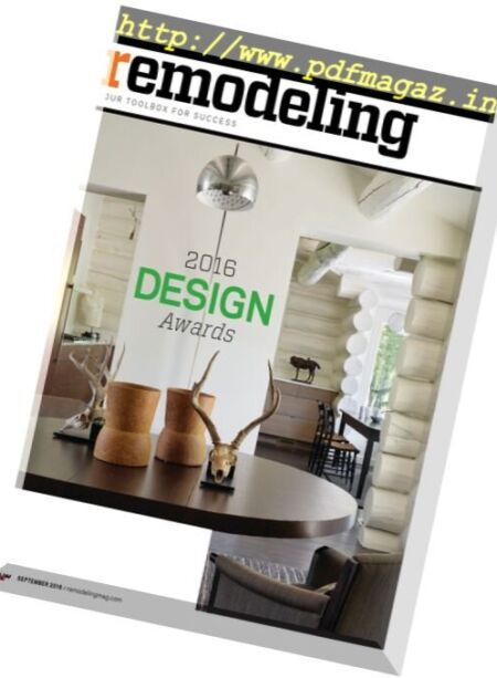 Remodeling Magazine – September 2016 Cover