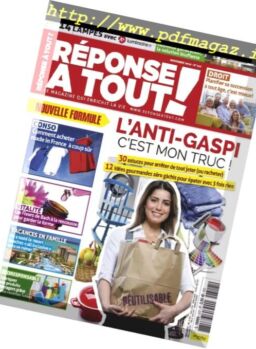 Reponse A Tout! – Novembre 2016