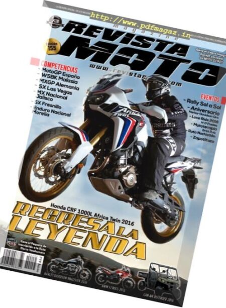 Revista Moto – Junio 2016 Cover