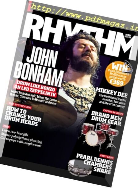 Rhythm – October 2016 Cover