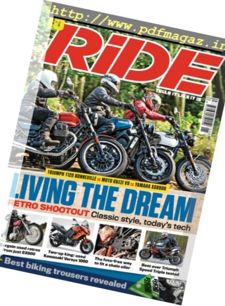RiDe Magazine – November 2016 Cover