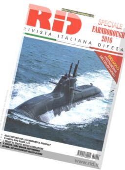 Rivista Italiana Difesa – Settembre 2016