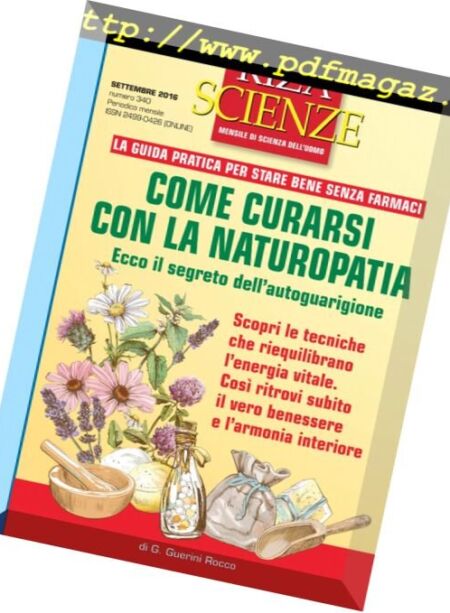 Riza Scienze – Settembre 2016 Cover