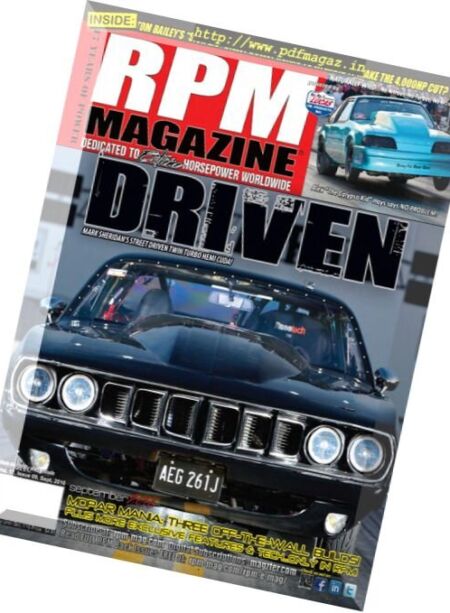 RPM Magazine – September 2016 Cover