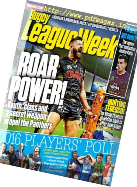 Rugby League Week – 12 September 2016 Cover