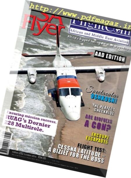 SA Flyer – October 2016 Cover