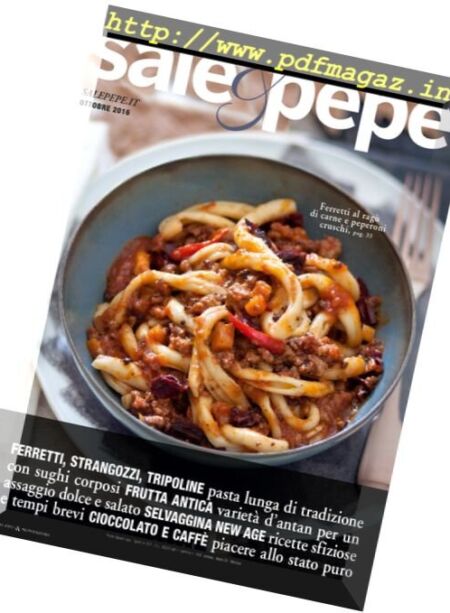 Sale & Pepe – Ottobre 2016 Cover