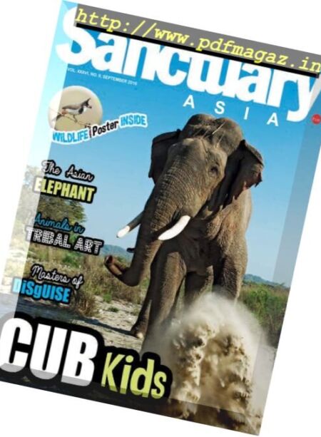 Sanctuary Asia – September 2016 Cover