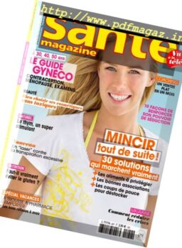 Sante Magazine – Juillet 2016