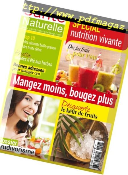 Sante Naturelle – Hors Serie N 40, 2016 Cover