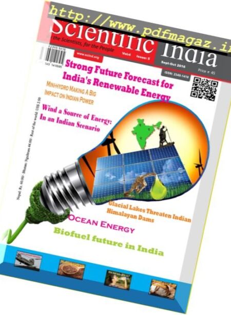 Scientific India – September-October 2016 Cover