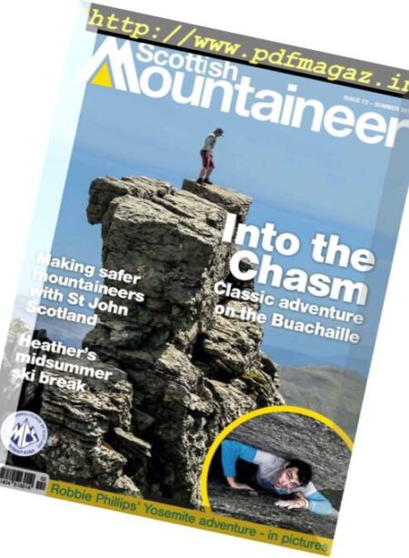 Scottish Mountaineer – August 2016 Cover