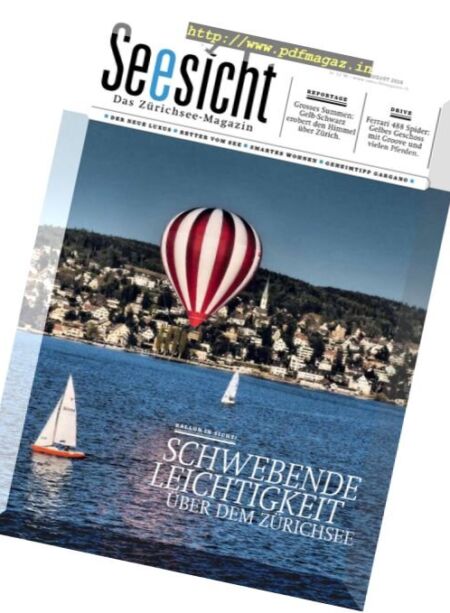 Seesicht Magazin – Juli-August 2016 Cover