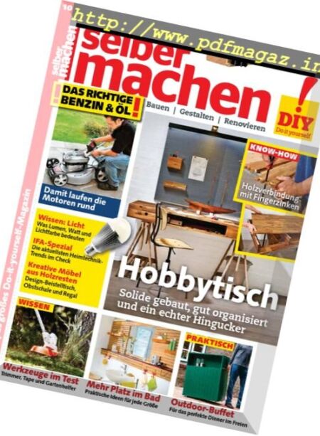 Selber Machen – Oktober 2016 Cover