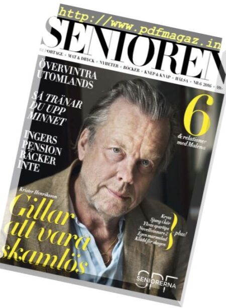 Senioren – Nr.6, 2016 Cover