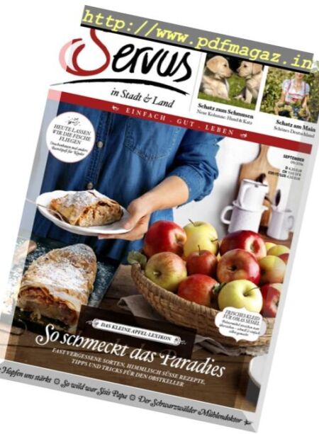 Servus – September 2016 Cover
