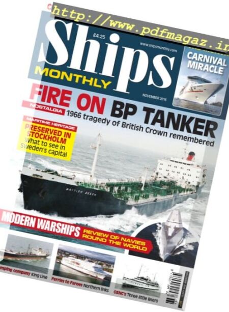 Ships Monthly – November 2016 Cover