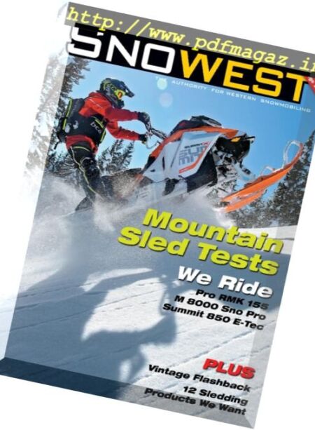 SnoWest Magazine – October 2016 Cover