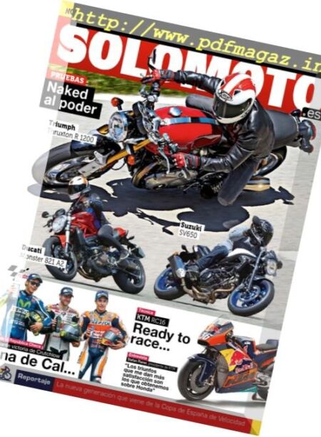 Solo Moto Actual – 30 Agosto 2016 Cover