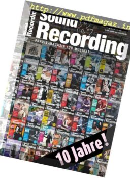 Sound & Recording – September 2016