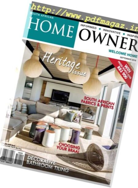 South African Home Owner – September 2016 Cover