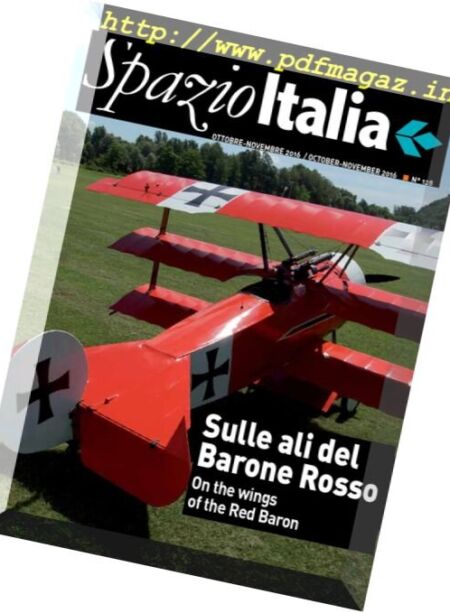Spazio Italia – Ottobre-Novembre 2016 Cover