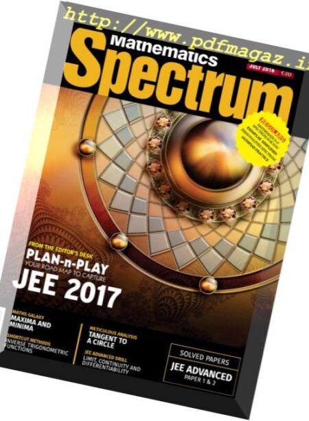 Spectrum Mathematics – July 2016 Cover