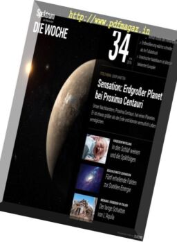 Spektrum Die Woche – 25 August 2016