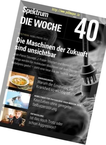 Spektrum – Die Woche – Nr.40, 5 Oktober 2016 Cover