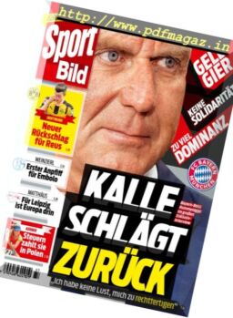 Sport Bild – 14 September 2016