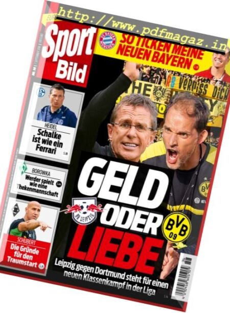 Sport Bild – 7 September 2016 Cover