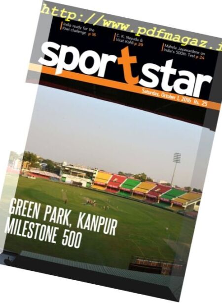 Sportstar – 1 October 2016 Cover